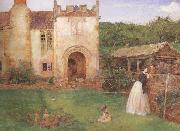 John William North,ARA Halsway Court (MK46) oil painting artist